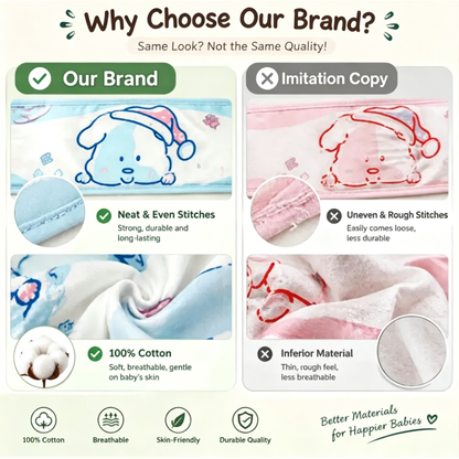 4 Pack Baby Belly Button Bands – Soft Cotton Umbilical Cord Wraps