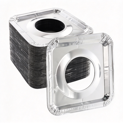 Disposable Stove Burner Protector, Aluminum Foil Stove Burner Protector