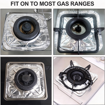 Disposable Stove Burner Protector, Aluminum Foil Stove Burner Protector