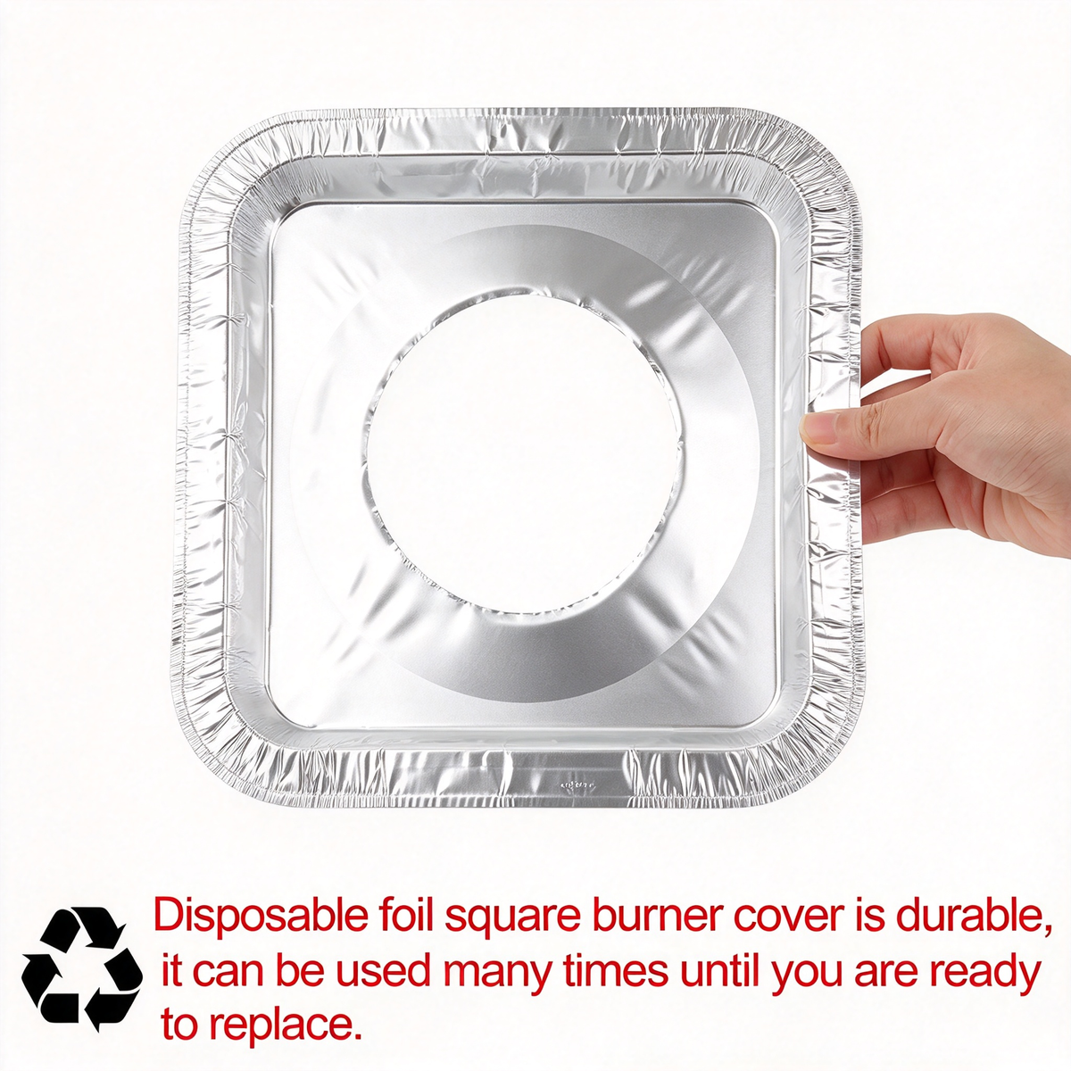Disposable Stove Burner Protector, Aluminum Foil Stove Burner Protector