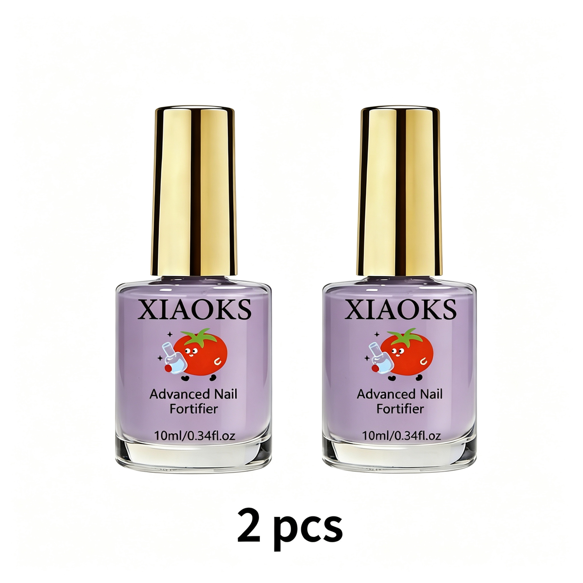 2Pcs Get Strong Nail Strengthener, Fast Drying & Long Lasting Glossy Finish