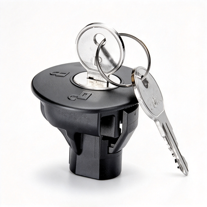 Automotive Replacement Lockable Fuel Tank Cap Plug with 2 Keys