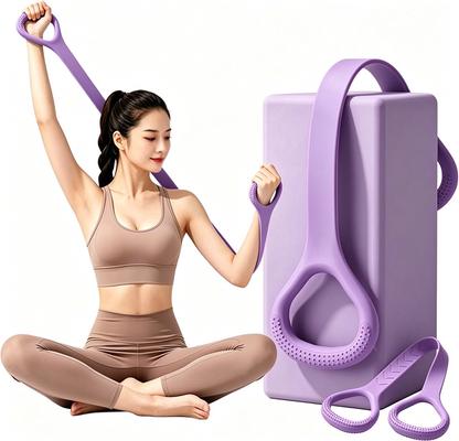Women's Silicone Figure 8 Resistance Bands - Adjustable Intensity