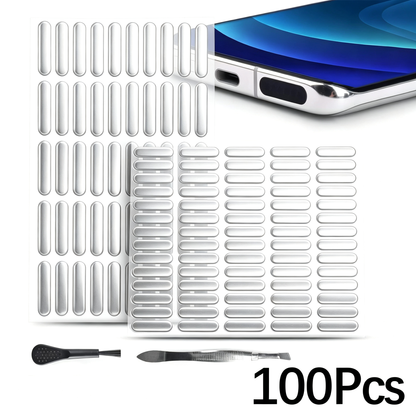 100Pcs Universal Smartphone Speaker Dustproof Mesh Cover Audio Clarity Enhancing