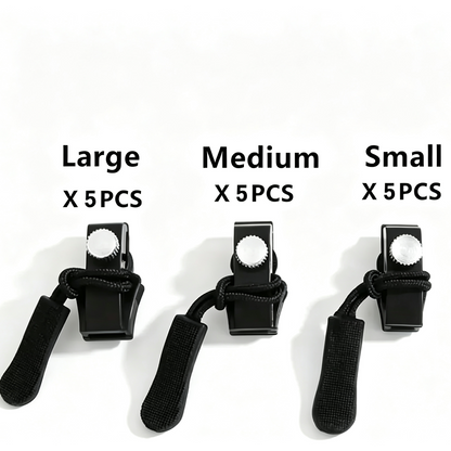 Zipper Repairer 15pcs Zipper Repairer | 3 Sizes Detachable