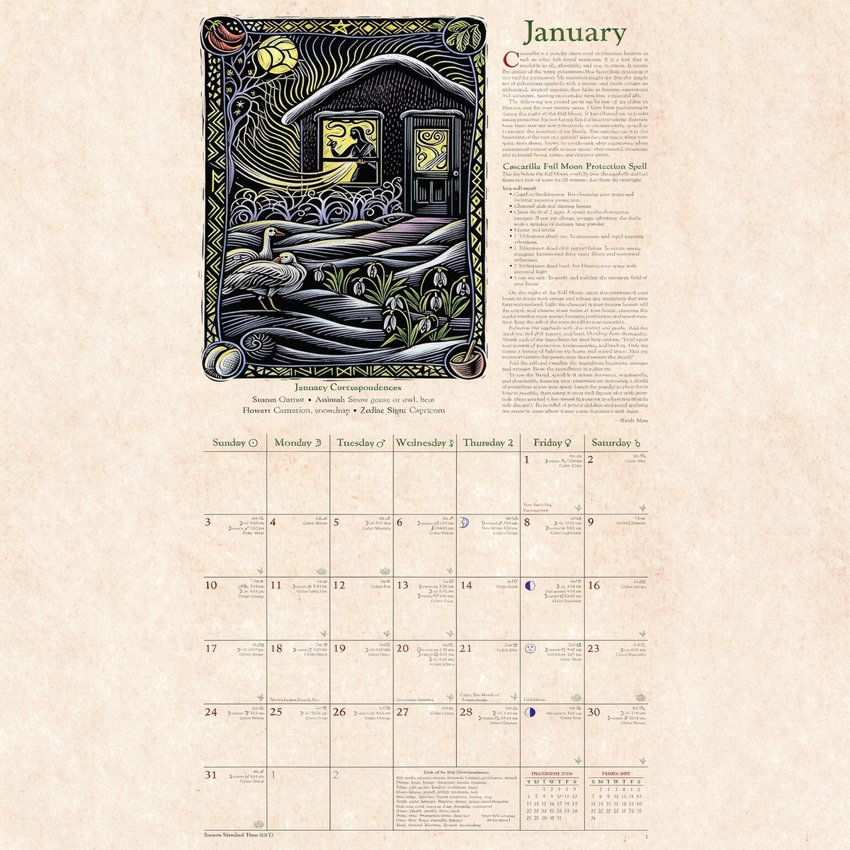 2027 Witches' Calendar