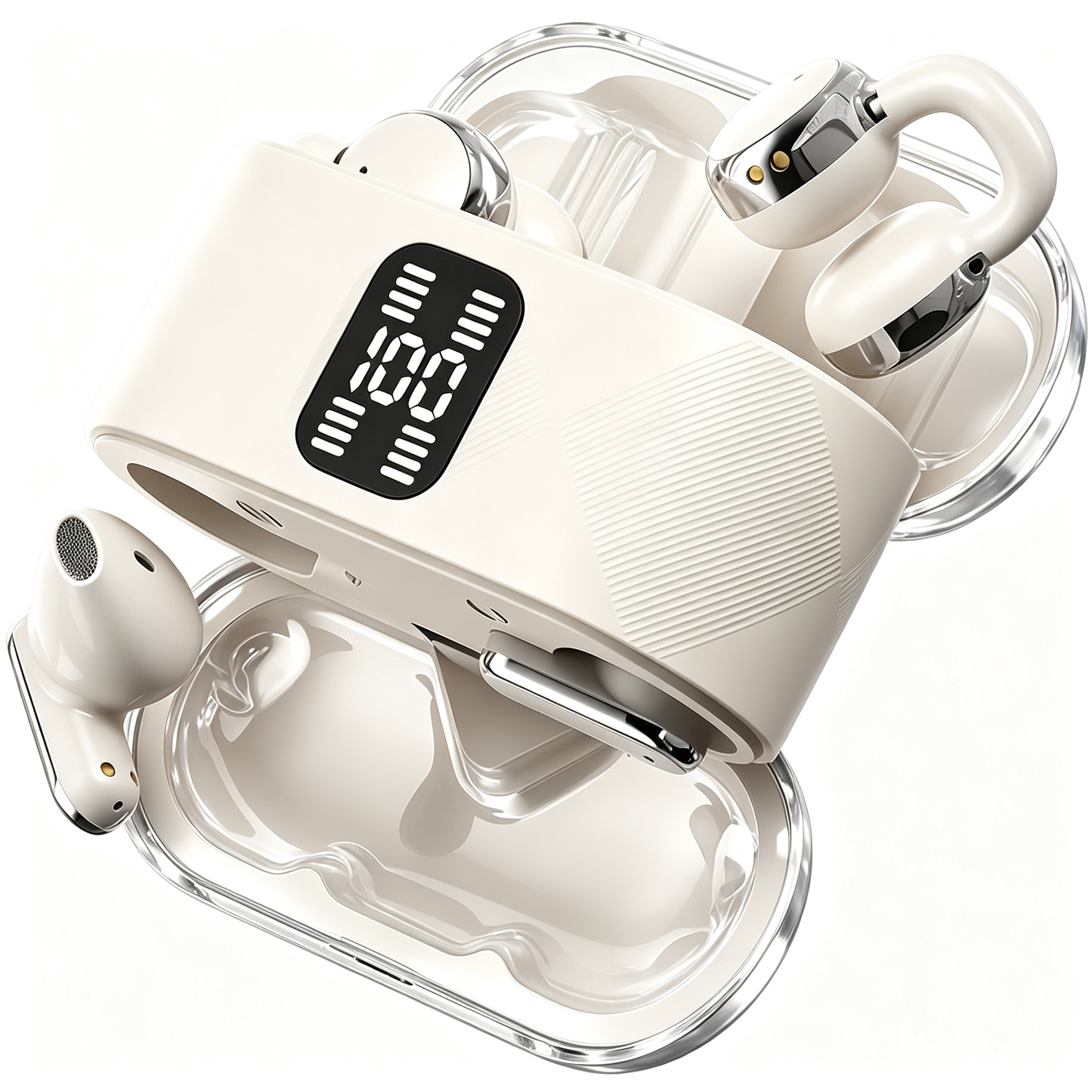 Wireless Bluetooth Headphones,Tiny Size Invisible Earbuds,Waterproof With Mic
