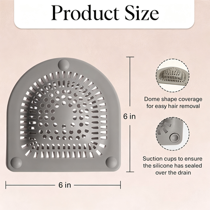 2 Pack Drain Hair Catcher Silicone Bathroom Accessories Shower Drain Protector