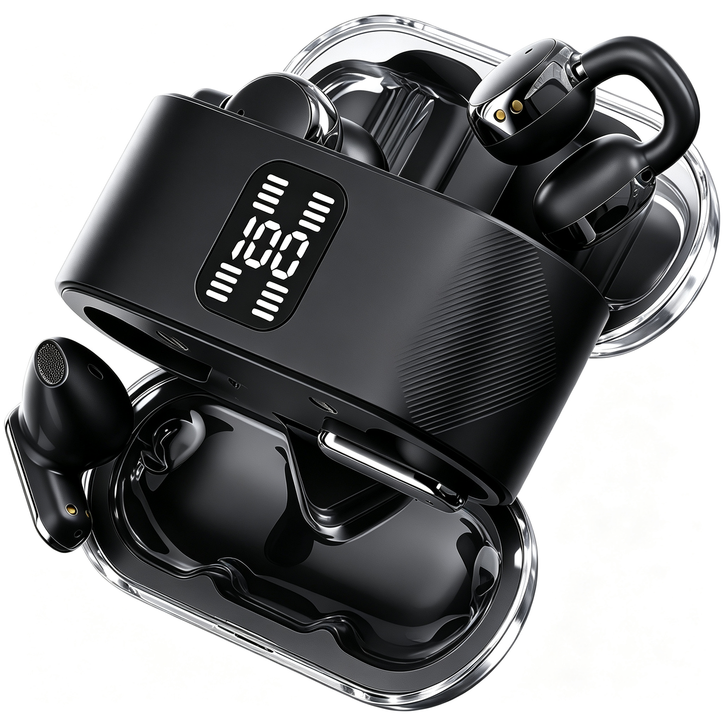 Wireless Bluetooth Headphones,Tiny Size Invisible Earbuds,Waterproof With Mic