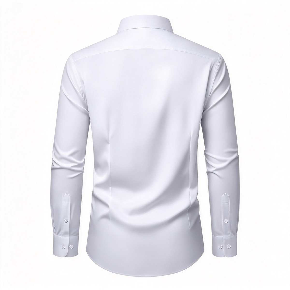 Men's French Cuff Dress Shirt Regular Fit Formal Business