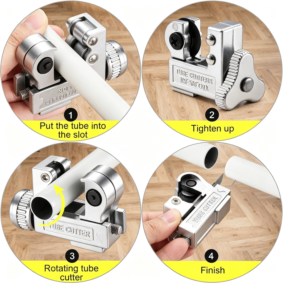 1/8 in to 5/8 in Mini Tube Cutter for Copper Aluminum Steel