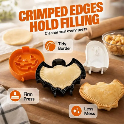 3-Pack Halloween Hand Pie Molds Set