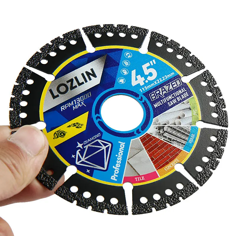 3 Pack 4.5" Diamond Multi-Purpose Saw Blade 115mm