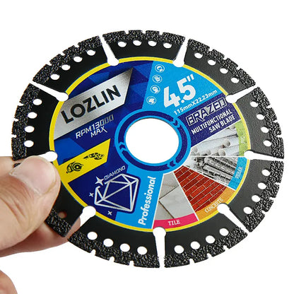 3 Pack 4.5" Diamond Multi-Purpose Saw Blade 115mm