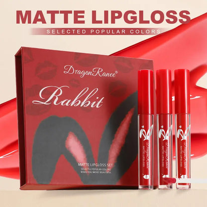 6 Pcs Natural Charm Matte Lip Glaze Long Lasting Waterproof Lipstick
