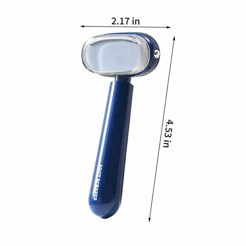 2Pcs Dual-Sided Foot Callus Remover Handheld Manual Foot Care Tool