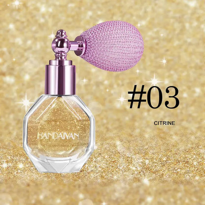 Glitter Highlighter Spray Natural Skin Tone Radiant Finish Face-Body Highlighter