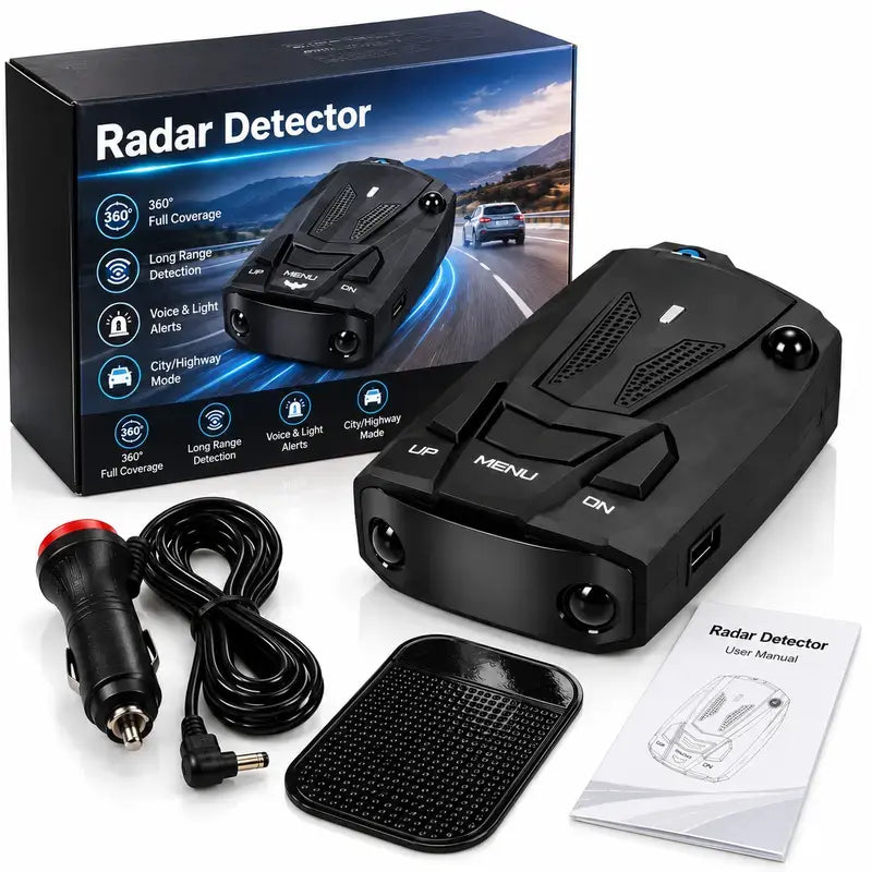 GPS Speed Reminder for Cars, 360° Driving Alert, Long-Range Safety Notification