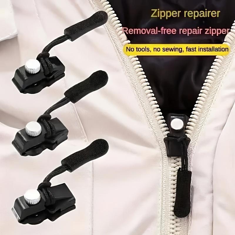 Zipper Repairer 15pcs Zipper Repairer | 3 Sizes Detachable