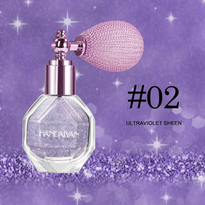 Glitter Highlighter Spray Natural Skin Tone Radiant Finish Face-Body Highlighter