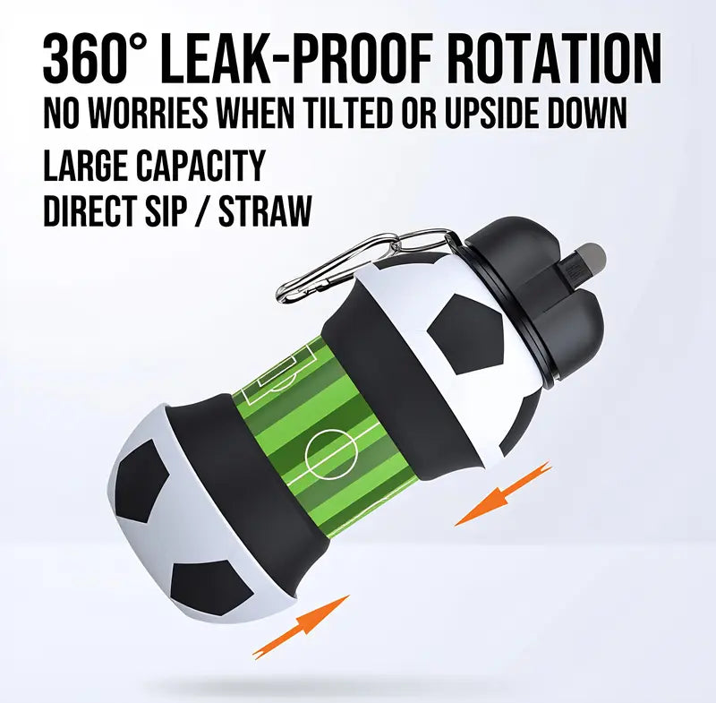 Foldable Water Bottle Portable Leak-Proof Drinking Cup