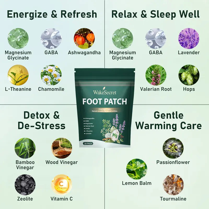 Relax & Sleep Well with toxic Foot Patches – Herbal Detox Pads for Stress Relief