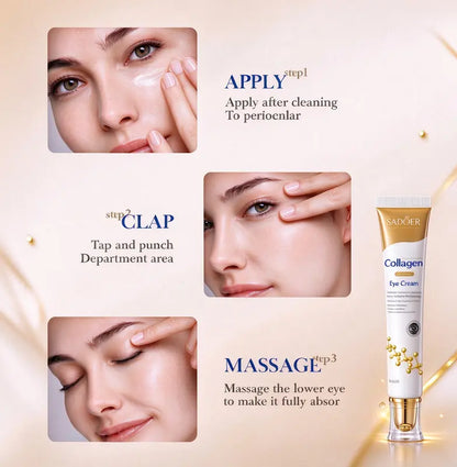 Collagen-Infused Under Eye Cream Puffiness Relief, Brightening, Firming