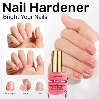 2-Pack Keratin-Infused Nail Care Liquid Coat, 4-in-1 Fast Dry