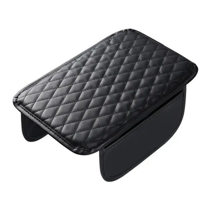 Multifunctional Car Armrest Box Cushion with Built-in Storage Bag