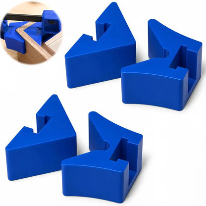 4Pcs 90 Degree Corner Clamp Adapter Compatible Right Angle Woodworking Tools