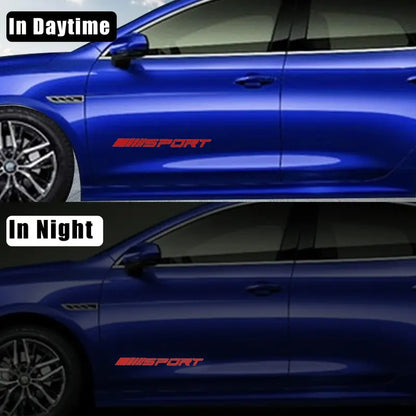 14pcs Car Decal Stickers,Wheel Rim Decal Sticker,Sport Logo Reflective Stickers