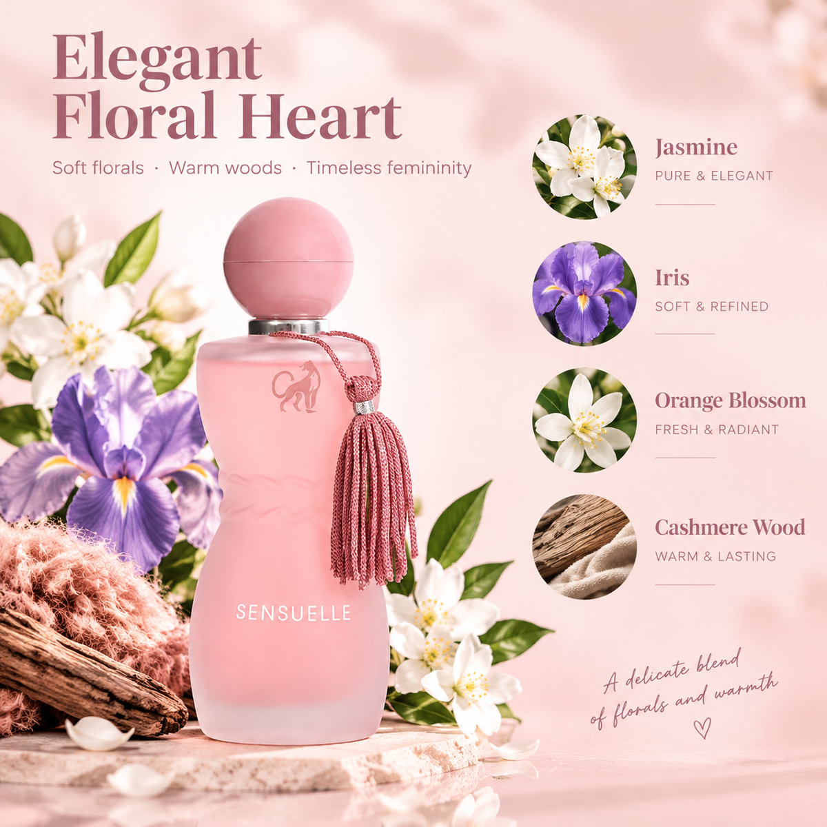 Sensuelle Eau de Parfum 100ml 3.4fl.oz. Perfume for Women by EBC