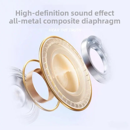 Neckband Wireless Earbuds - IPX4 Sweatproof Silicone In-Ear Audio Headphones