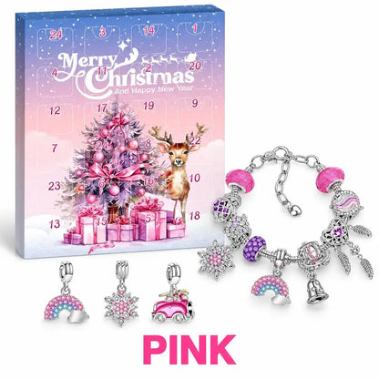 24-Day Christmas DIY Craft Bead Charms Kit