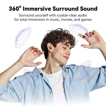 Bluetooth Wireless Earbuds Sleep Earphones,Bluetooth 6.0,Noise-Canceling Earphones