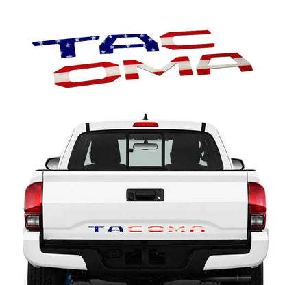 For 2016-2023 Models!!! Upgrade Your Tacoma: Raised Tailgate Insert Emblem Letters