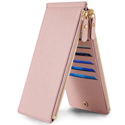 Women’s Clean Minimalist Bifold Wallet - Elegant Mini Card Holder