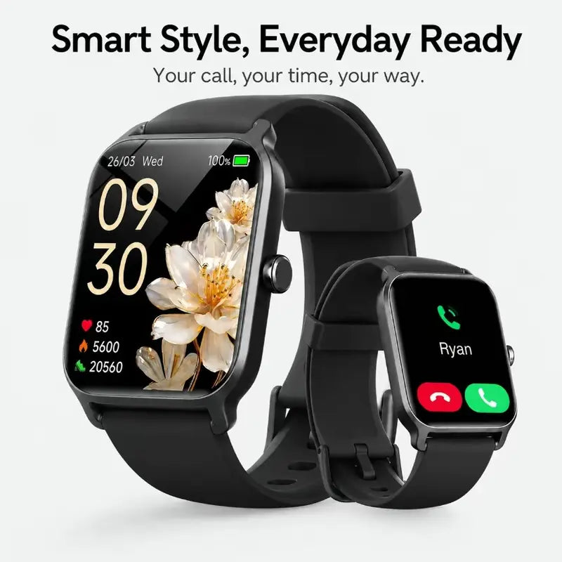 2.01"Touchscreen Smartwatch Sports Tracking Fitness Device