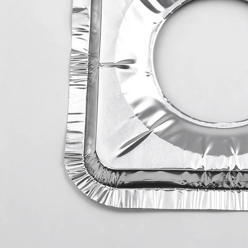 Gas Stove Burner Covers Square Oil Proof Liners for Easy Cleaning