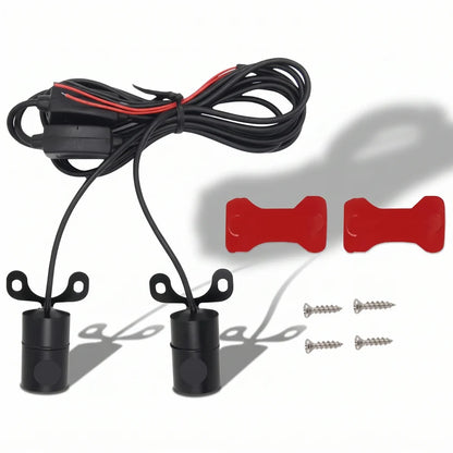 2Pcs Angel Wing Light Projectors for Motorcycles