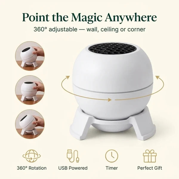 Christmas Sky Projector Rotating LED Projection Light
