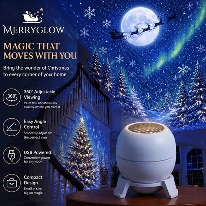 Christmas Sky Projector Rotating LED Projection Light