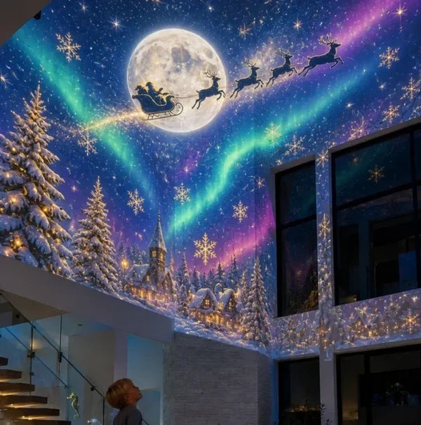 Christmas Sky Projector Rotating LED Projection Light